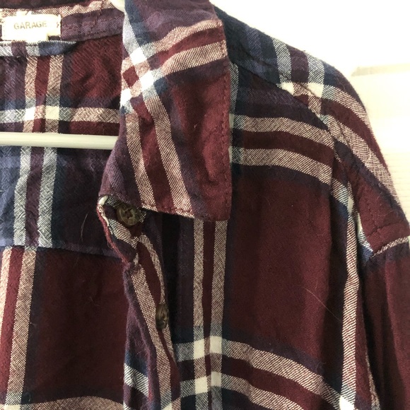 Burgendy Flannel - Picture 2 of 3